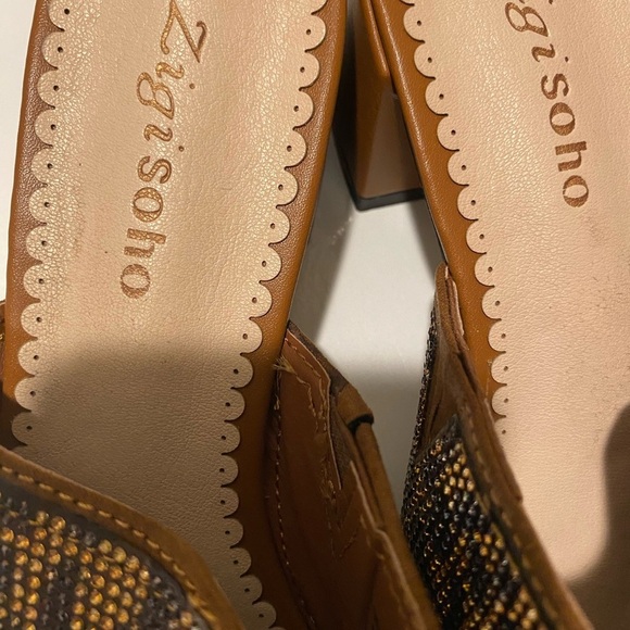 Zigi Soho Brown and Black Animal Print Mules - Picture 7 of 9